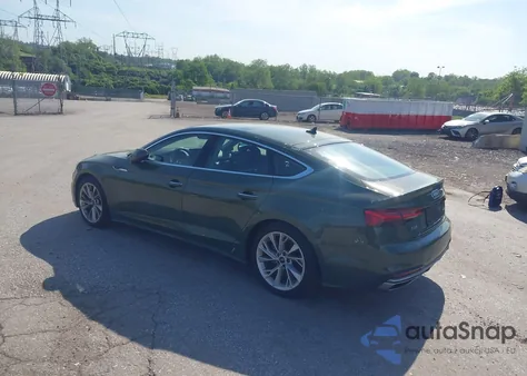 2022 Audi A5 Sportback Premium Plus 40 Tfsi Quattro S Tronic from USA, damaged, VIN WAUCBCF50NA032585